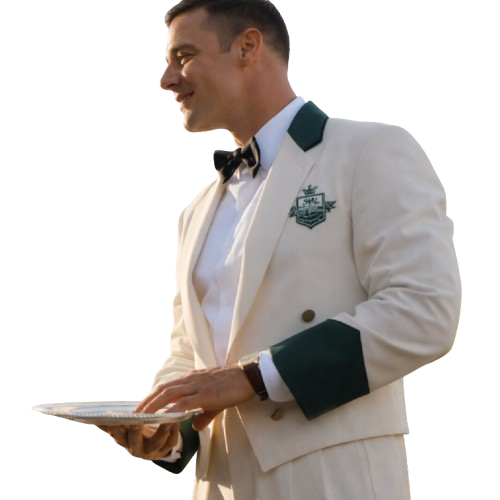 Ricky Martin Palm Royale White Crop Blazer - Image 2